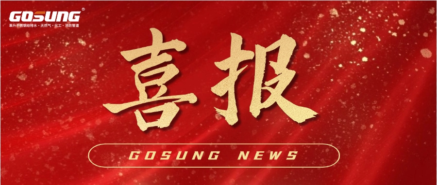 GOSUNG资讯丨全竞标最高分！GOSUNG强势中标醴陵水务项目，领跑不锈钢管道行业新高度！